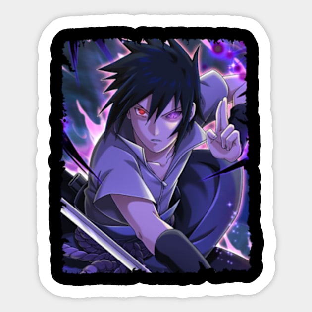 SASUKE UCHIHA MERCH VTG Sticker by xsmilexstd